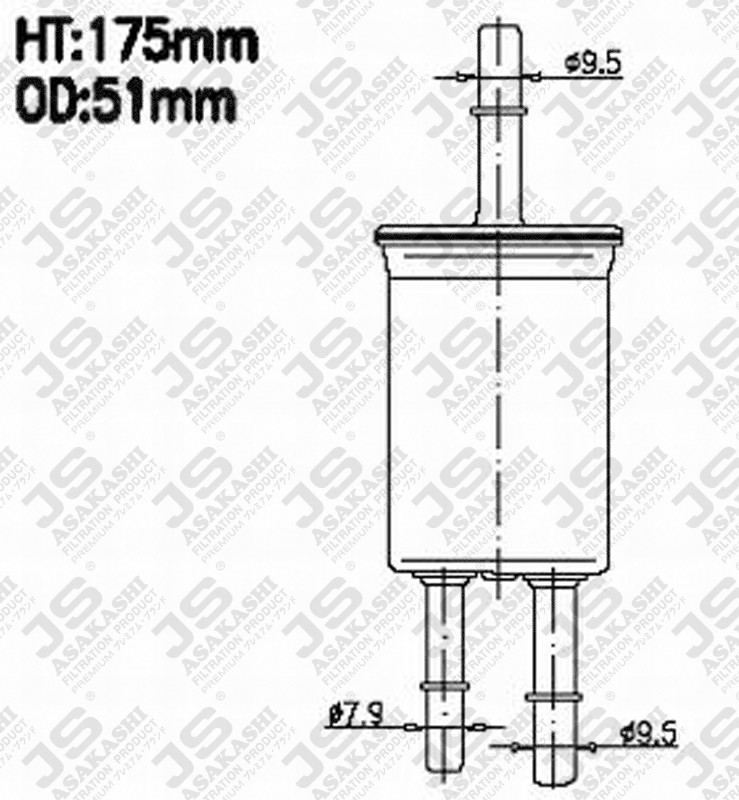 JS JF1036M Fuel Injector