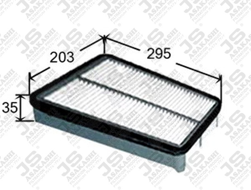 KIA 0K9AZ13Z40 Air Filter