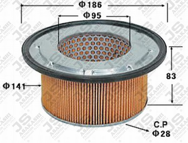 NISSA AY120KE016 Air Filter