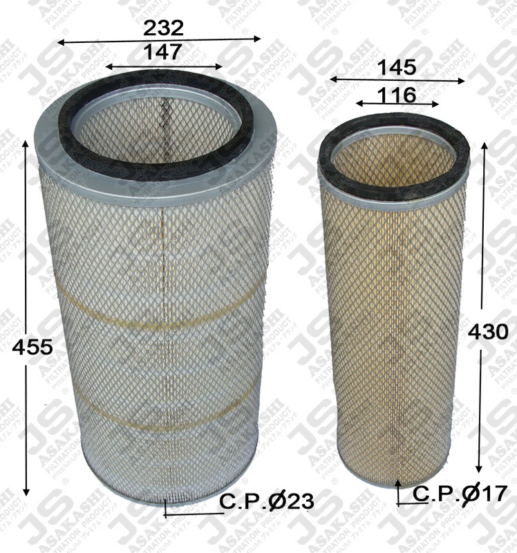 JS A570SET Air Filter