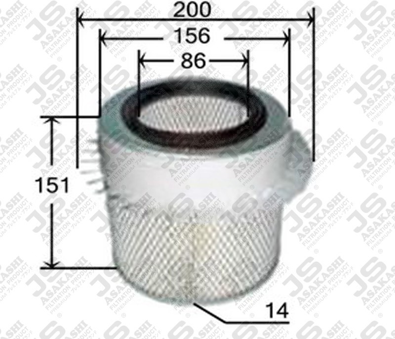 JS A3504 Air Filter