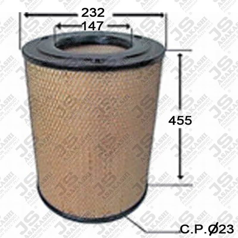 JS A570J Air Filter