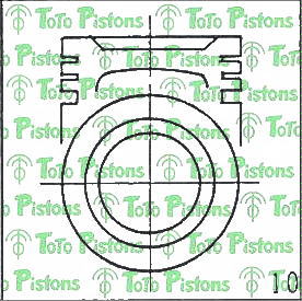 NISSA 1201069811 Piston