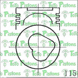 MITSUBISHI ME032194 Piston