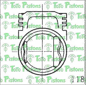 NISSA 1201067S21 Piston