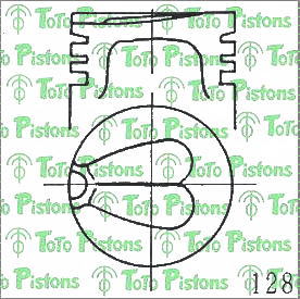 MITSUBISHI ME02327403 Piston