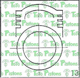 MAZDA 030523200 Piston
