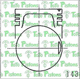 MITSUBISHI MD021000 Piston