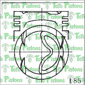 HONDA 13101PC6900 Piston