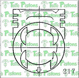 HONDA 13101PH7000 Piston