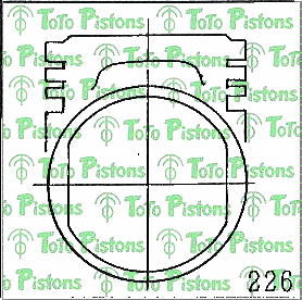 Stock D7622 Piston