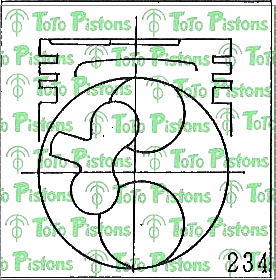 Stock ND961 Piston