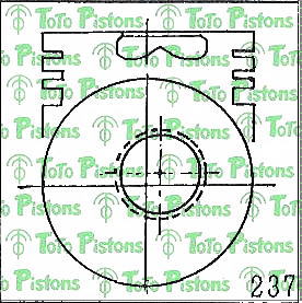 MITSUBISHI ME013313 Piston