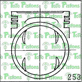 SUZUK 1210071820000 Piston