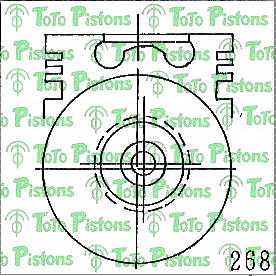 ISUZU 8970955851 Piston