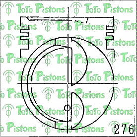 TOYOT 1330165040L Piston