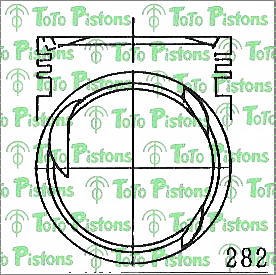 MAZDA JEY711SLYAL Piston