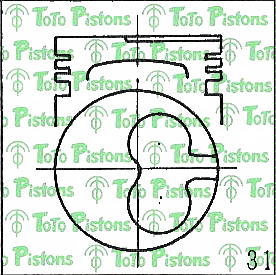 NISSA 1201018L02 Piston