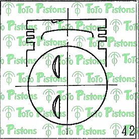 NISSA 12010A8611 Piston