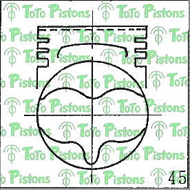 ISUZU 1121111260 Piston