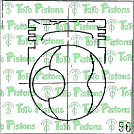 TOYOT 1310177012 Piston