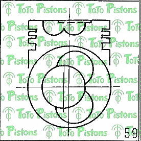 MITSUBISHI ME090134 Piston