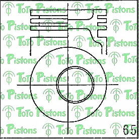 Stock NS76LX Piston