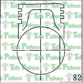 MITSUBISHI MD023031 Piston