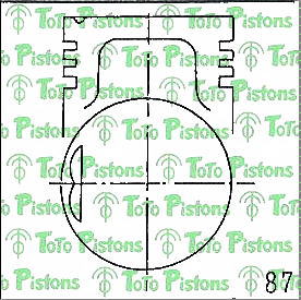 MITSUBISHI MD002851 Piston