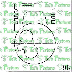 Stock TD8300 Piston