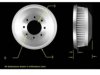PARTS MASTER/BRAKE ROTOR & DRUM 125407 Drum
