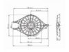 VARIOUS MFR  CH3115135 Radiator Fan Assembly