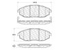 CENTRIC  30010310 Brake Pad