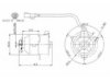 TYC  630160 Radiator Fan Motor