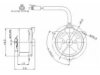 TYC  630340 Radiator Fan Motor