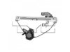 TYC  660341 Window Regulator & Motor Assembly