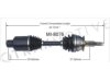 SURTRACK  MI8076 CV Half Shaft Assembly
